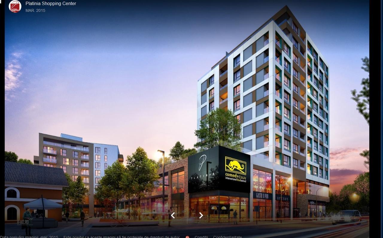 Hotel Platinia Kolozsvár Kültér fotó The proposed shopping centre